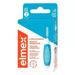 ELMEX Fogközkefék ISO 3-as méret 0,6 mm kék, 8 db