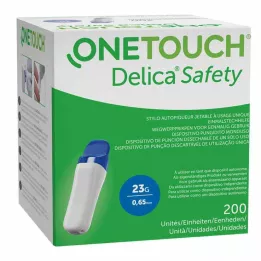 ONE TOUCH Delica Safety eldobható szúrókészülék 23 G, 200 db