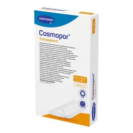 Cosmopor átlátszó fólia kötszer 10x20 cm steril, 5 db
