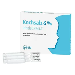 Asztali só 6% inhaláló Pädia ampulla, 20 db