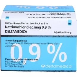 NATRIUMCHLORID-Oldat 0,9% Deltamedica Luer-Lo Pl., 20X5 ml