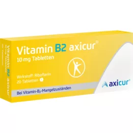 VITAMIN B2 AXICUR 10 mg tabletta, 20 db
