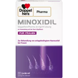 MINOXIDIL duplaherzphar.20 mg/ml lsg.w.haut nő, 3x60 ml