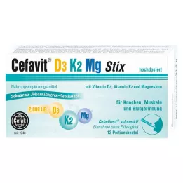 CEFAVIT D3 K2 Mg 2000 I.E. Stix granulátum, 12 db
