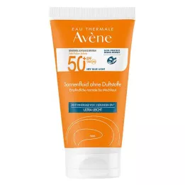 AVENE Sun Fluid SPF 50+ illatanyag nélkül, 50 ml