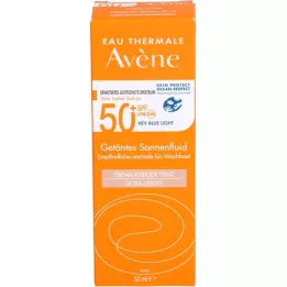 AVENE Sun Fluid SPF 50+ színezett, 50 ml