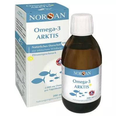 NORSAN Omega-3 Arctic D3-vitaminnal folyadék, 200 ml