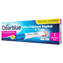 CLEARBLUE Terhességi teszt Ultra korai teszt digitális, 1 db