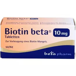 BIOTIN BETA 10 mg tabletta, 50 db