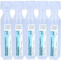 NATRIUMCHLORID-Oldat 0,9% Deltamedica Luer Pl., 20X20 ml