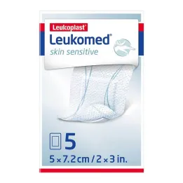 Leukomed® bőrérzékeny 5x7,2 cm, 5 db
