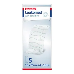 Leukomed® bőrérzékeny 10x25 cm, 5 db