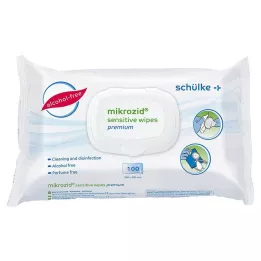 MIKROZID érzékeny törlőkendők prémium Des.MP+Flä.Softp., 100 db