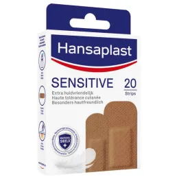 Hansaplast SENSITIVE vakolatcsíkok bőrtónus közepes, 20 db