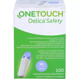 ONE TOUCH Delica Safety eldobható szúrókészülék 30 G, 100 db
