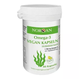 NORSAN Omega-3 vegán kapszula, 80 db