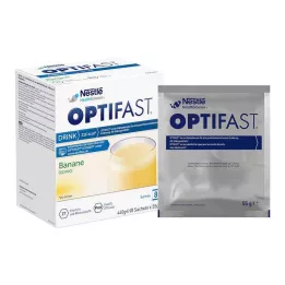 OPTIFAST Banánpor ital, 8x55 g