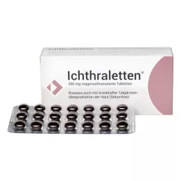 ICHTHRALETTEN 200 mg gyomornedv-ellenálló tabletta, 84 db