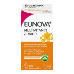 Eunova Junior narancs ízű rágótabletta, 100 db