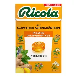 RICOLA o.Z.Box Ginger Orange Menta Bonbons, 50 g