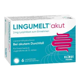 LINGUMELT akut szájban diszpergálódó tabletta, 6 db