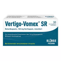 VERTIGO-VOMEX SR Elnyújtott hatóanyag-leadású kapszula, 30 db