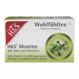 H&amp;S Fagyöngy tea szelénnel és vitaminokkal filtertasak, 20X2 g