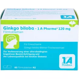 GINKGO BILOBA-1A Pharma 120 mg filmtabletta, 60 db
