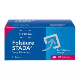FOLSÄURE STADA 5 mg-os tabletta, 100 db