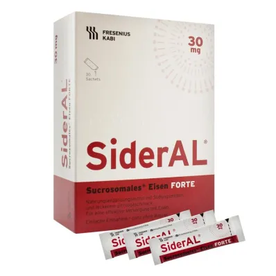 Sideral Iron Forte 30 mg citrusos anyag granulátum, 30 db