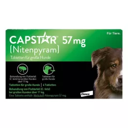 CAPSTAR 57 mg-os tabletta nagytestű kutyáknak, 1 db
