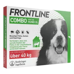 FRONTLINE Kombinált folt kutyán XL Megoldás bőrre való felvitelre, 3 db