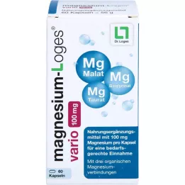 MAGNESIUM-LOGES vario 100 mg-os kapszula, 60 db