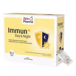 IMMUN+ DAY & Éjszakai kapszula tasakok 28 napra, 56x4 db