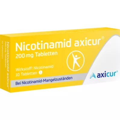 NICOTINAMID Axicur 200 mg tabletta, 10 db