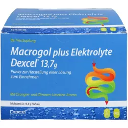 MACROGOL plusz elektrolitok Dexcel 13,7 g PLE, 50 db