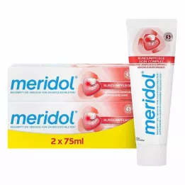 MERIDOL Univerzális ápoló fogkrém dupla csomag, 2X75 ml