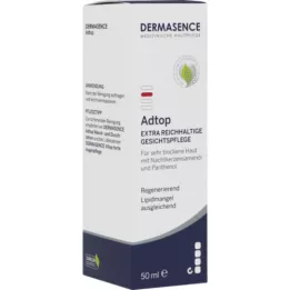DERMASENCE Adtop extra gazdag arcápoló krém, 50 ml