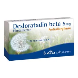 Desloratadin beta 5 mg filmtabletta, 20 db