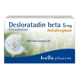 Desloratadin beta 5 mg filmtabletta, 100 db