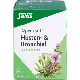ALPENKRAFT köhögés &amp; Bronchial Herbal Tea Salus, 15 db