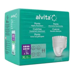Alvita Inkontinencia Nadrág maxi xl, 14 db