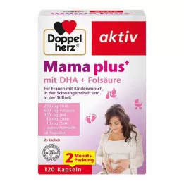 DOPPELHERZ Mama plus DHA+ folsav kapszula, 120 db