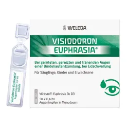Visiodoron Euphrasia szemcsepp monodózisban, 10X0,4 ml