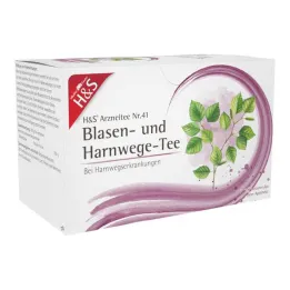 H&amp;S® húgyhólyag és húgyúti teafilter tasakok, 20X2 g