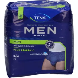 TENA MEN Act.Fit Incontinence Pants Plus S/M kék, 12 db