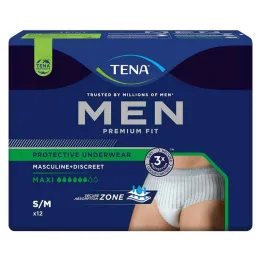TENA® MEN PREMIUM FIT Maxi S/M nadrág inkontinencia kezelésére, 12 darab