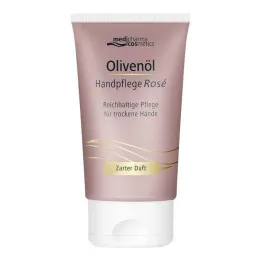 Olívaolajos kézápoló krém rózsa, 50 ml