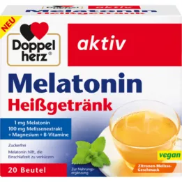 DOPPELHERZ Melatonin forró ital granulátum, 20 db