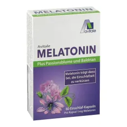 Melatonin + golgotavirág + valerian kapszula, 60 db
